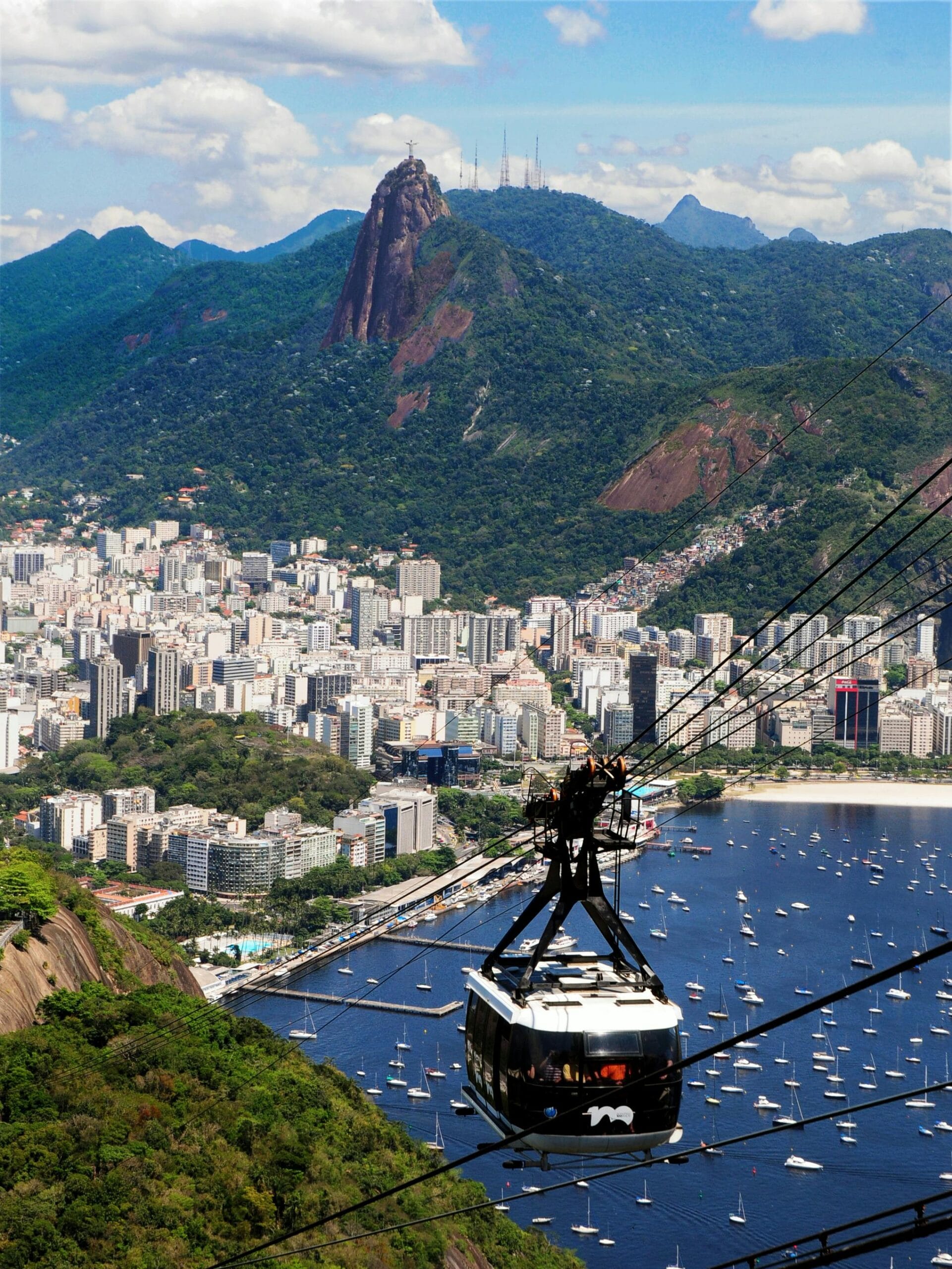 Pão de Açúcar com bondinho teleférico