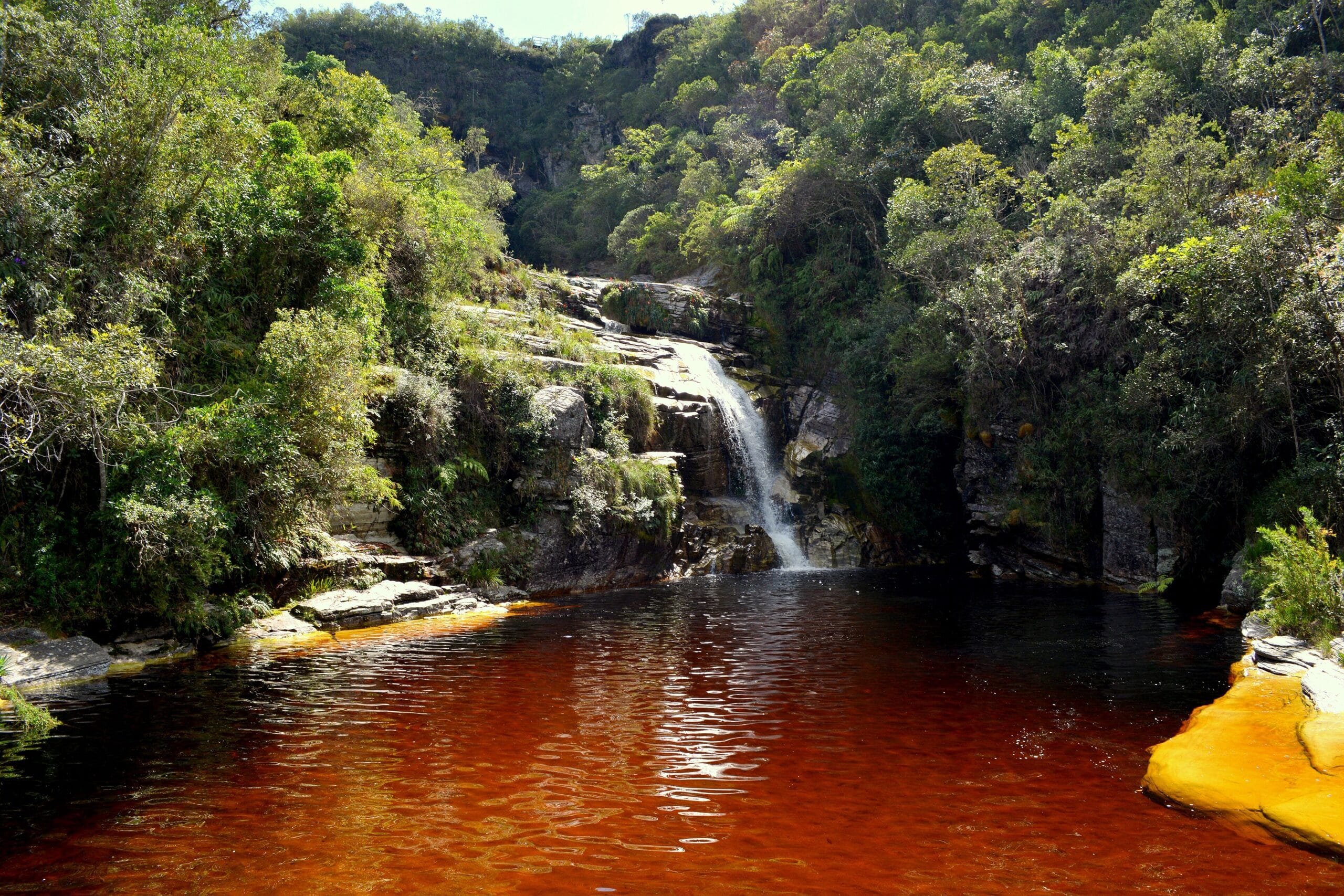 Cachoeira dos Macacos em Ibitipoca, Minas Gerais
