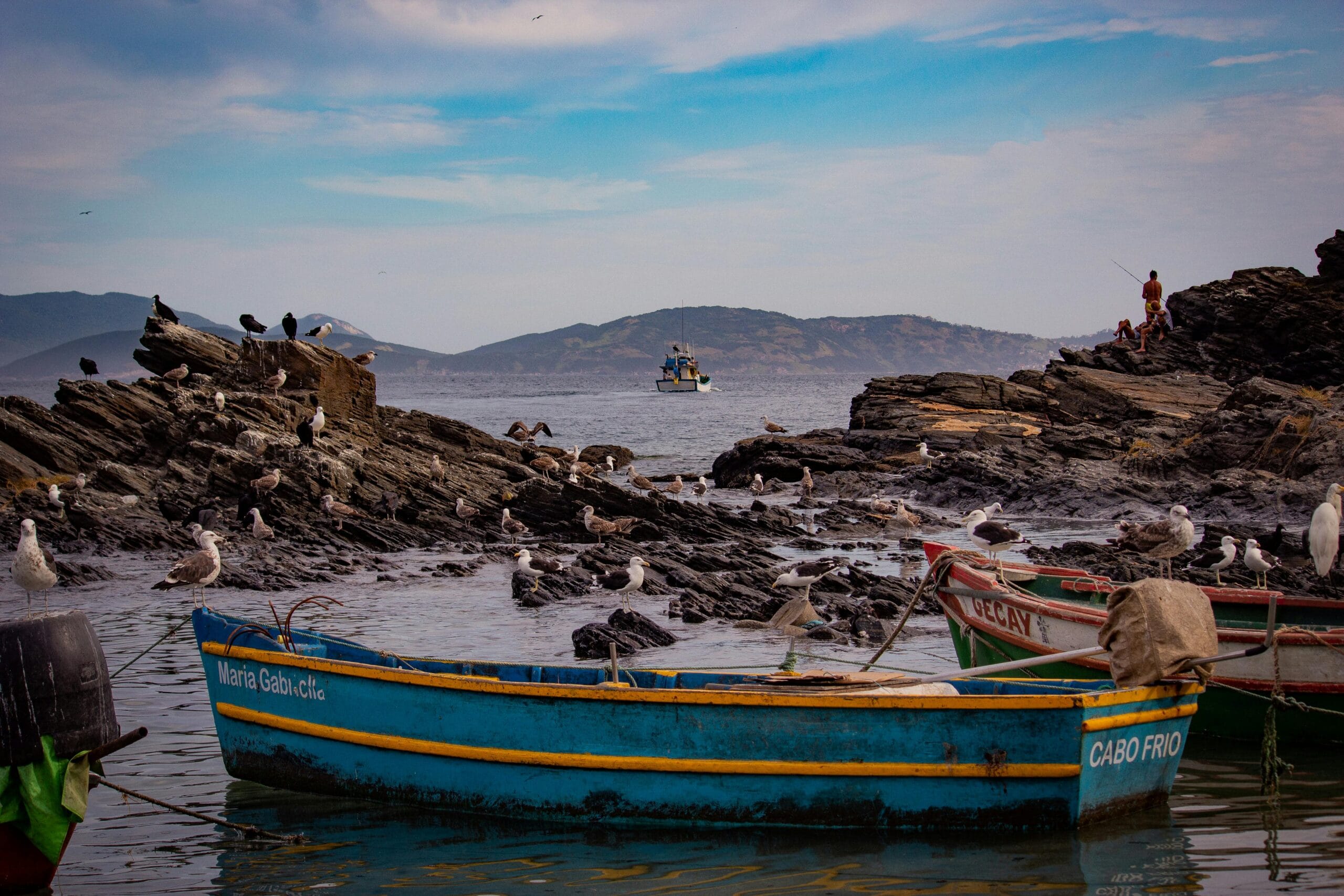 Vista desde un punto estratégico en el Forte de São Mateus